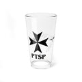 PTSP Maltese Cross Mixing Glass — 16oz Cocktail & Bartending Pint