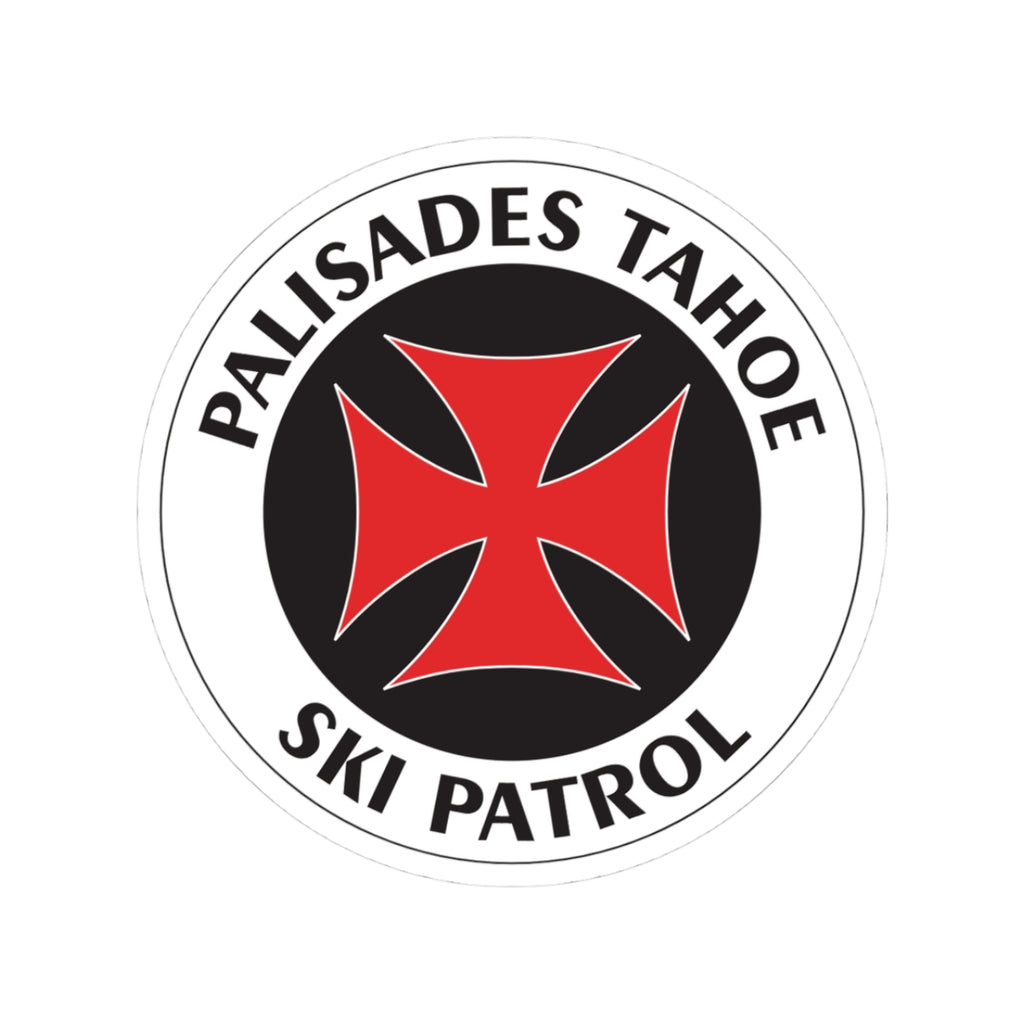 Palisades Tahoe Ski Patrol Round Sticker