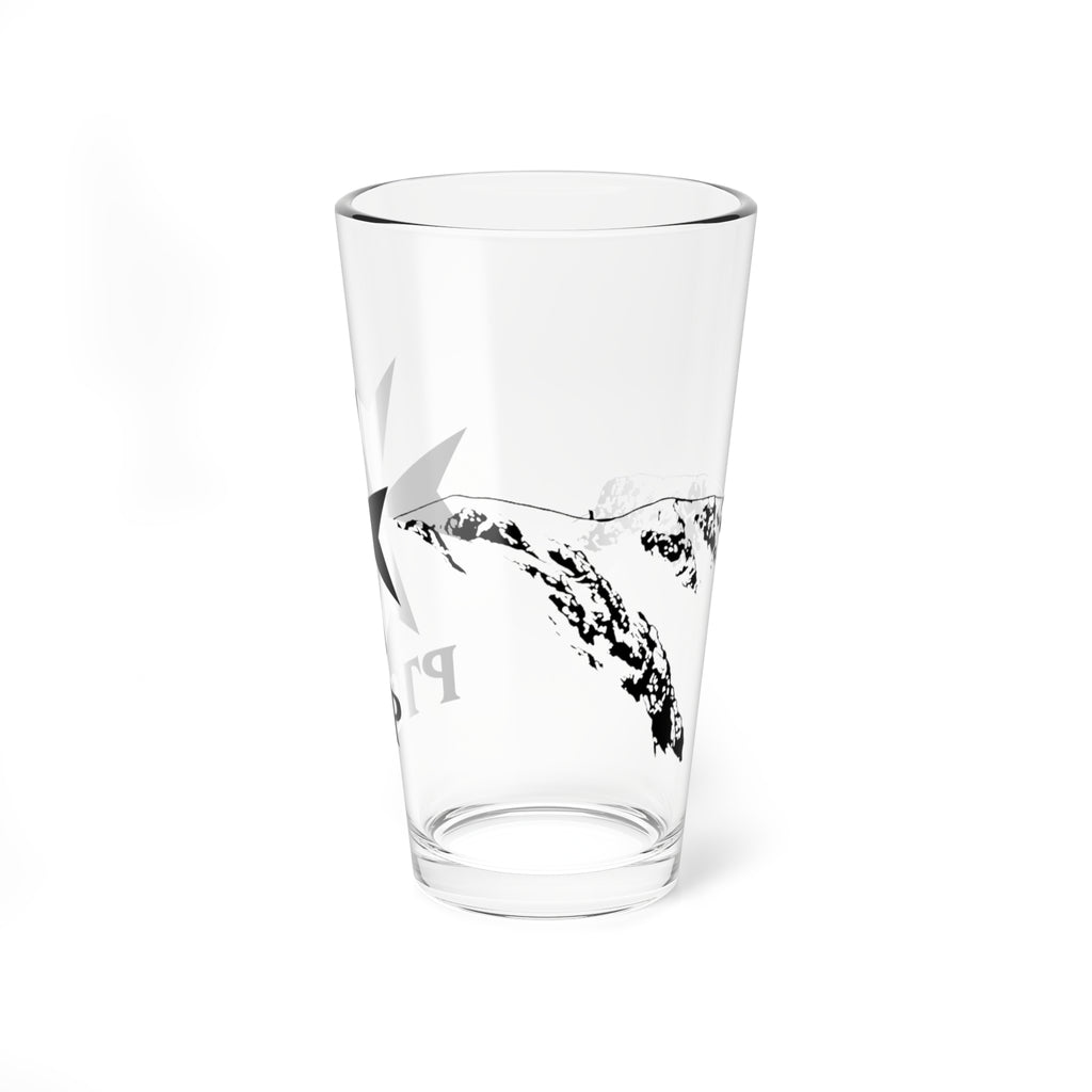 PTSP Maltese Cross Mixing Glass — 16oz Cocktail & Bartending Pint