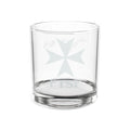 Engraved Whiskey Glass 10.5oz — Maltese Cross & Palisades