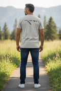 Grey Shirt with Maltese Cross & the Palisades - Local Pick Up Only